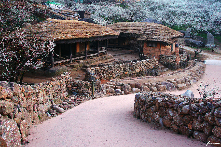 광양 한옥 마을 전경