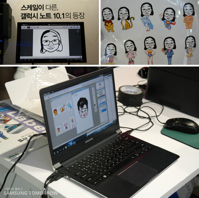 갤럭시노트 10.1로 그린 캐리커처