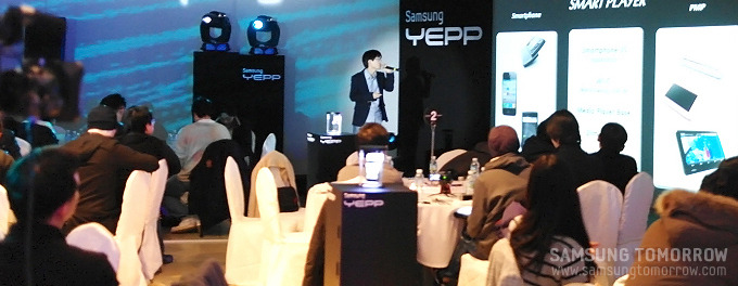 갤럭시 상품기획담당 삼성전자 김명준 과장의 갤럭시플레이어 소개