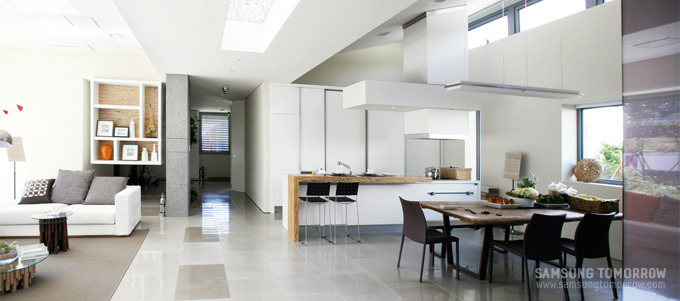 자연환기, 자연채광이 고려된 패시브 디자인