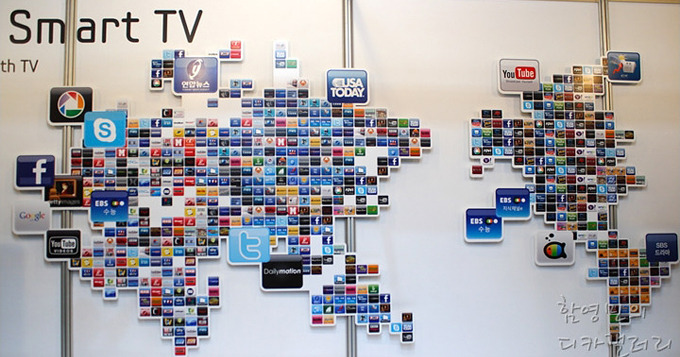 어플로고로 만든 세계지도