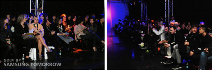 쇼를 기다리는 사람들