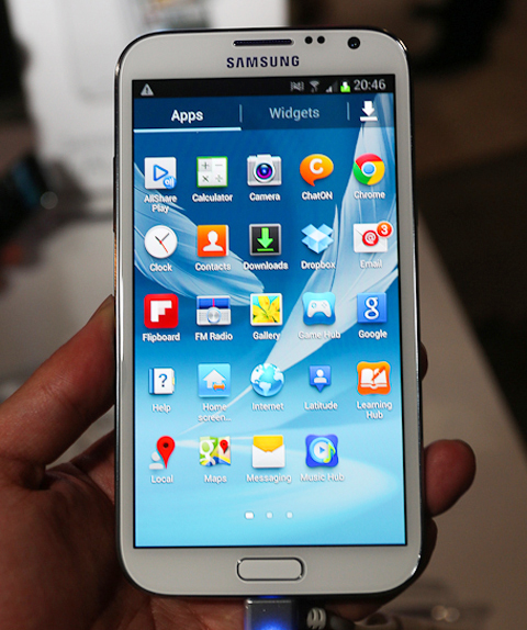 갤럭시노트2에 내장된 기본 앱