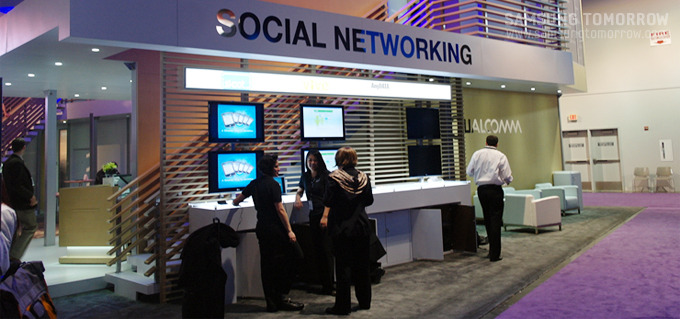social networking 부스