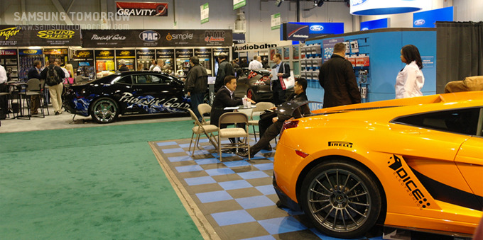 자동차 행사장 전경