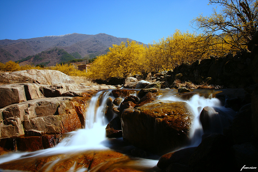 구례의 시원한 계곡 사진
