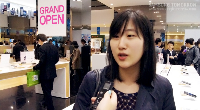 딜라이트를 찾은 이나영씨의 인터뷰