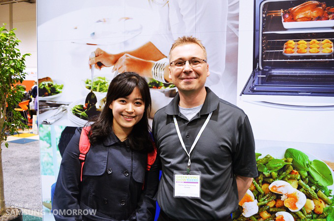 마크와 필자의 기념사진