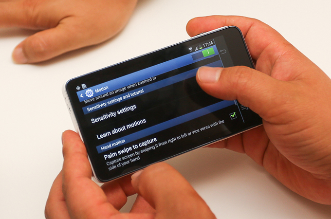 갤럭시카메라 셋팅 모습