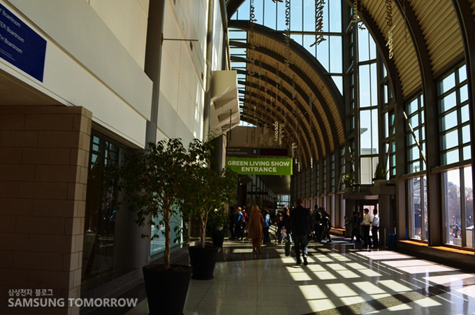 그린 리빙 쇼 입구