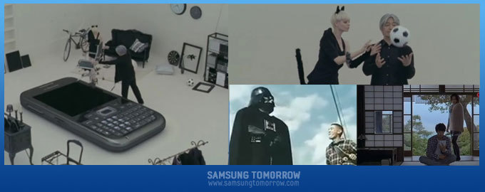 다스베이더의 하루 삼성전자 제품 일본 TV광고