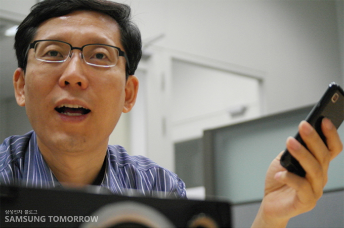 양작흔 수석이 이야기하는 모습