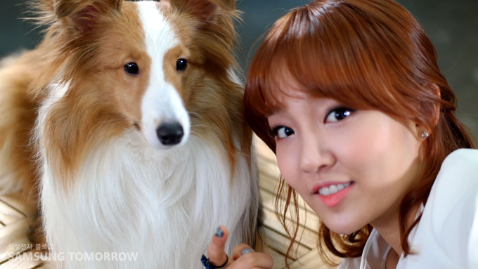 강아지아 윤하의 셀카