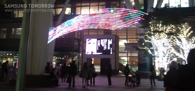 도쿄미드타운의 야경