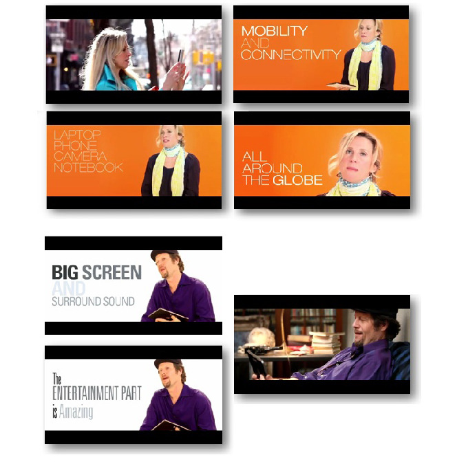 mobility and connectivity, laptop phone camera notebook all around the globe, big screen the entertainment is amazing