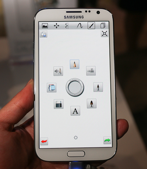 autodesk 사가 만든 스케치북 앱 실행 모습