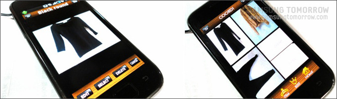 블랙라운드 티와 레깅스를 추가한 모습