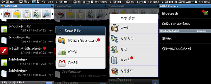 Flash plyer 친구와 공유 페이지