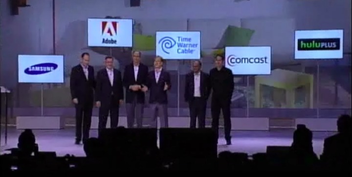 연설자들의 단체사진