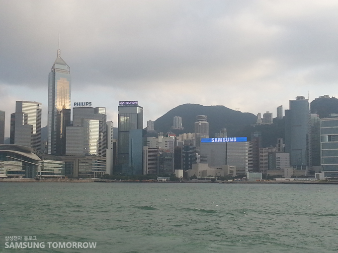 홍콩 삼성 언팩 옥외광고