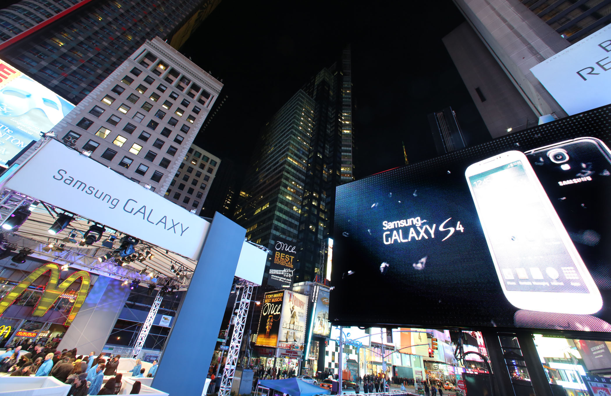 갤럭시S4 옥외광고