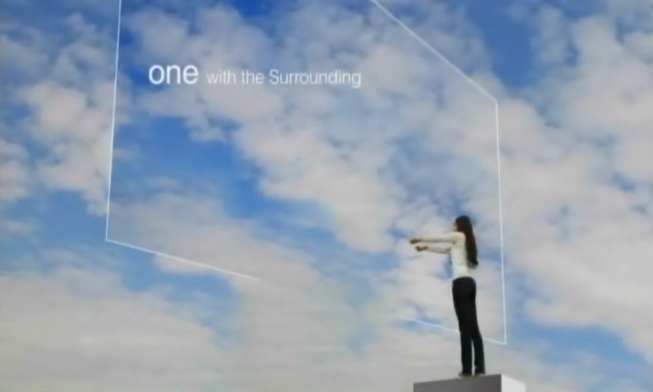 TV의 슬림 내로우 베젤을 강조한 이미지