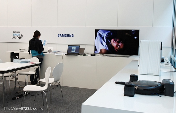 삼성 스마트 라운지에 마련된 체험 존