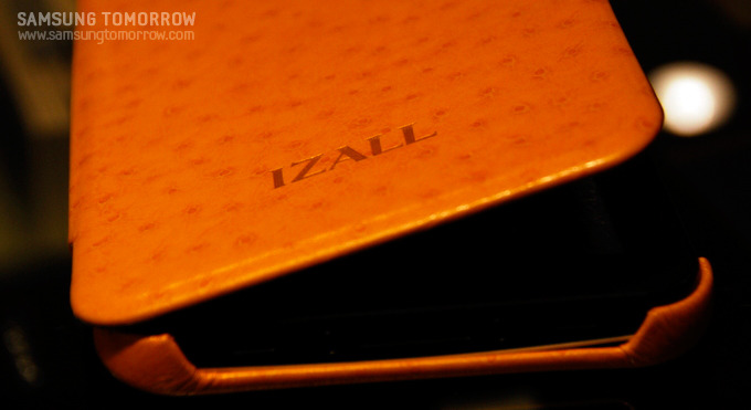 Italian Chic Line : Galaxy Tab Ostrich Case 'Mustard' 