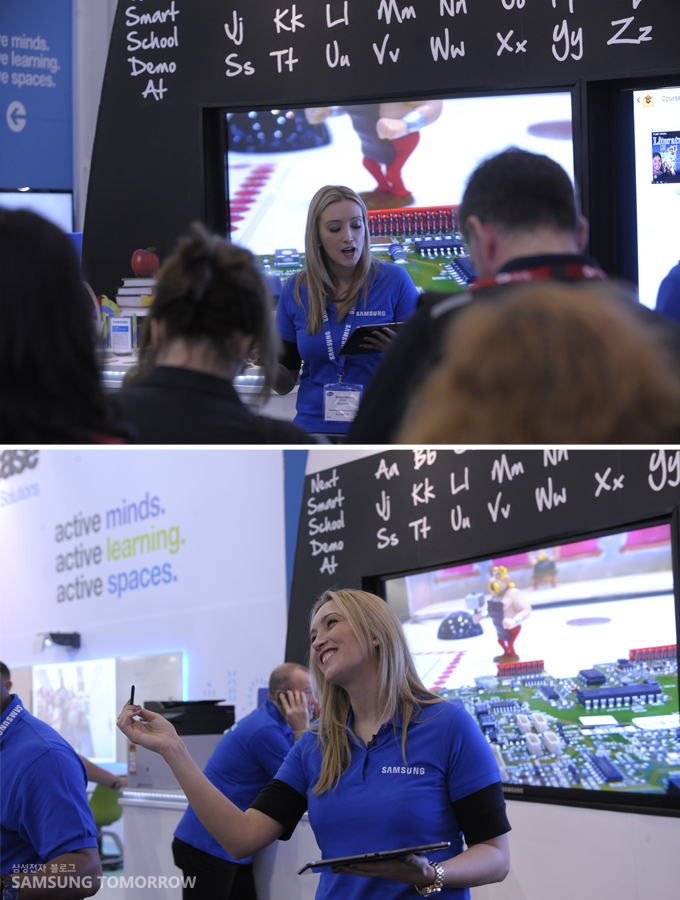 BETT 2013 삼성전자 부스