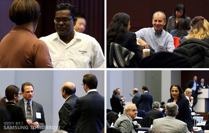 여러사람들이 논의 하는 모습들