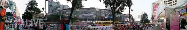 Galaxy SIII 파노라마 기능으로 찍은 Central World full shot 그리고 주변의모습