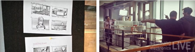 촬영콘티와 촬영 현장