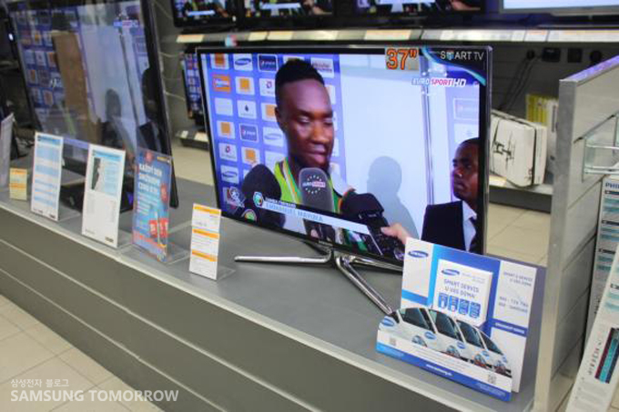 DATART에 전시된 삼성스마트TV