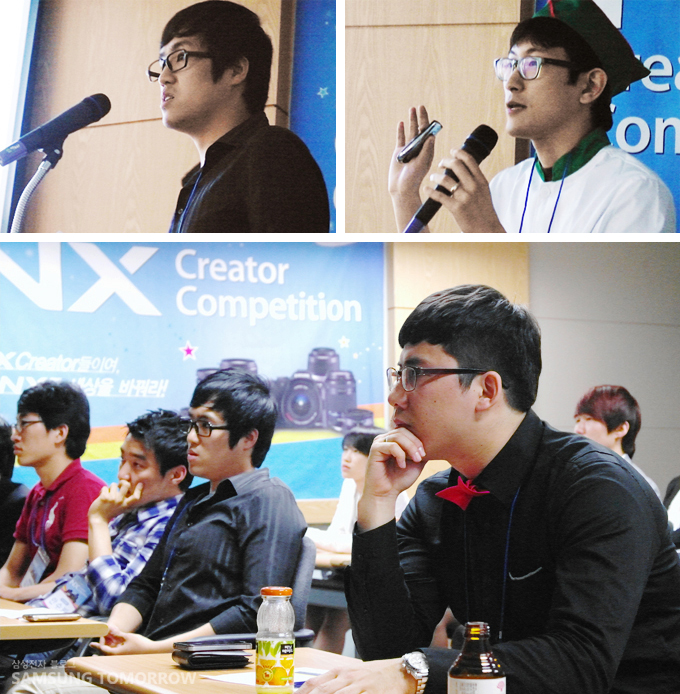 최종피티를 하는 학생들