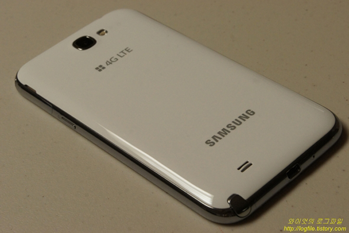 갤럭시노트2 후면