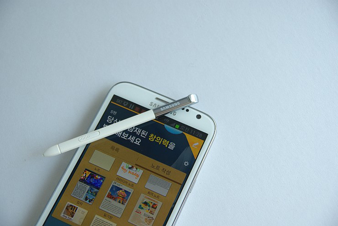 갤럭시노트2와 S펜