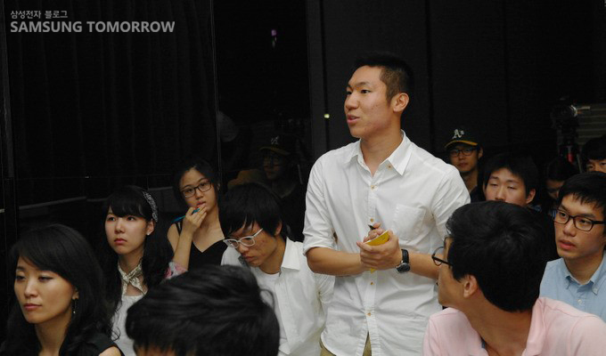 SNS스캔들 Q&A시간 질문자 김태완