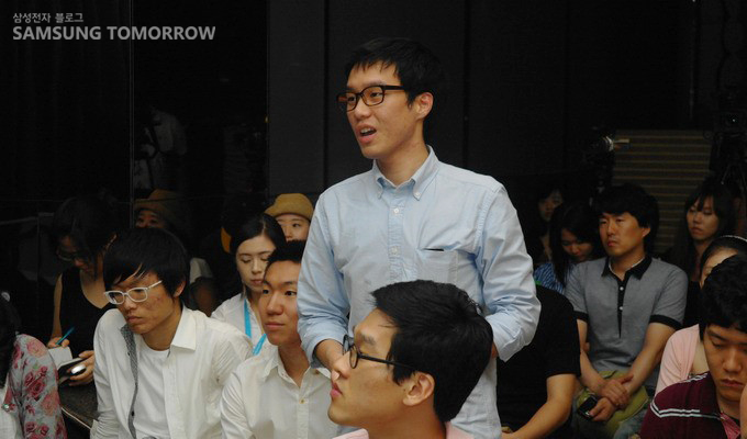 SNS스캔들 Q&A시간 질문자 김민수