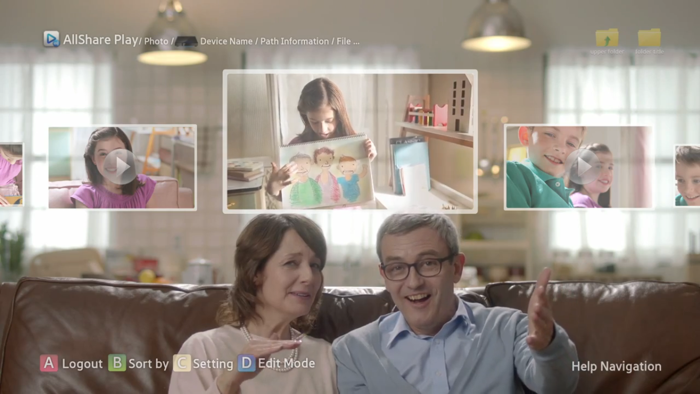 앱으로 운동을 즐기는 모습