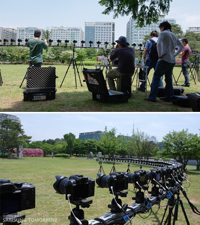 촬영 장 모습