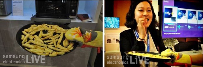 감자튀김을 먹는 여성