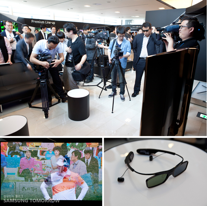 취재진들의 열기