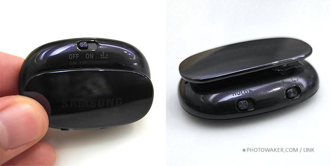 슬라이드 식의 전원 (OFF/ON/사운드 얼라이브) 버튼과 홀드 버튼, 셔플 버튼 