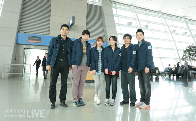 공항에서 이미지 로거