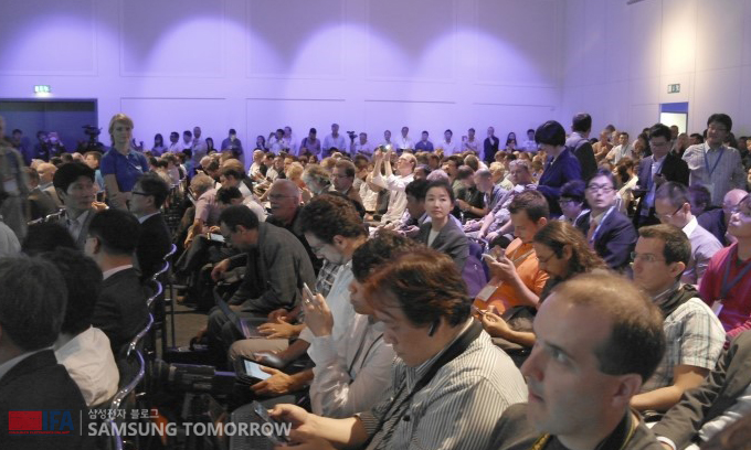 IFA Press Conference를 참관한 많은 기자들