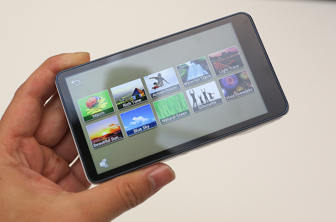 갤럭시카메라의 스마트 프로 모드