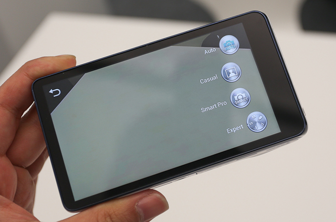 갤럭시카메라의 촬영모드