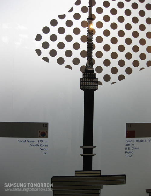  Berlin TV Tower 틍의 서울타워 그림