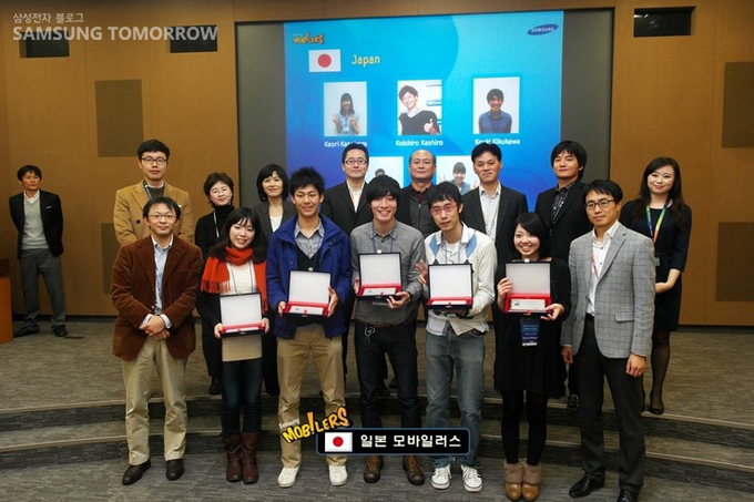일본모바일러스의 단체사진