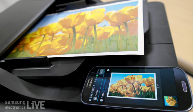 삼성 프린터와 갤럭시 S3